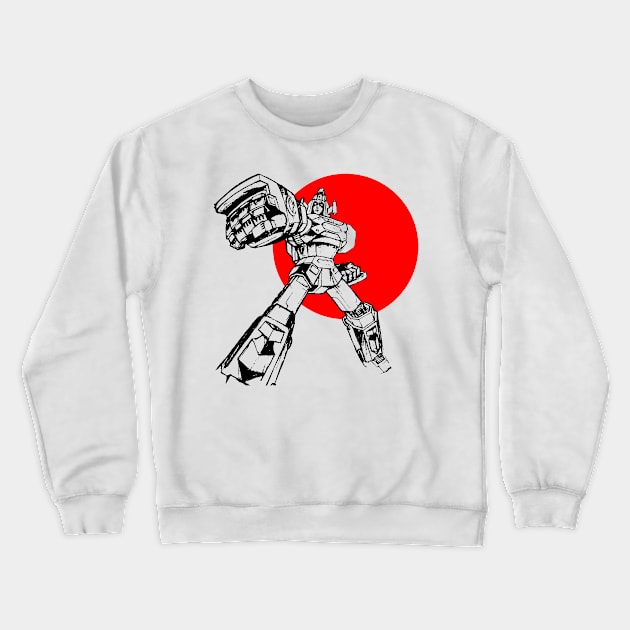 General Daimos Crewneck Sweatshirt by vivalarevolucio